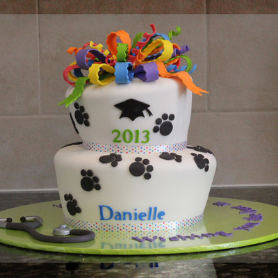 My Topsy Turvy Cake That Didnt Really Make It All The Way To Topsy I Made This For A Neighbor Who Is Graduating High School And I My Topsy Turvy Cake That Didnt Really Make It All The Way To Topsy I Made This For A Neighbor Who Is Graduating High School And I