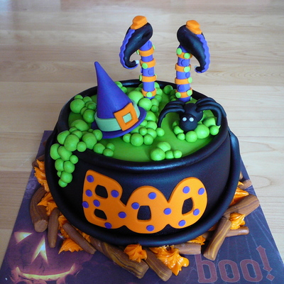 Witch Cauldron on Cake Central