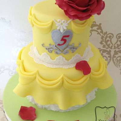 Every Year For My Daughters Birthdays I Make A Disney Princess Gown Cake For Them This Year For Elsa It Was Belle From Beauty And The Every Year For My Daughters Birthdays I Make A Disney Princess Gown Cake For Them This Year For Elsa It Was Belle From Beauty And The