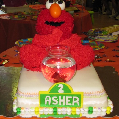 Elmo Birthday Party Cake