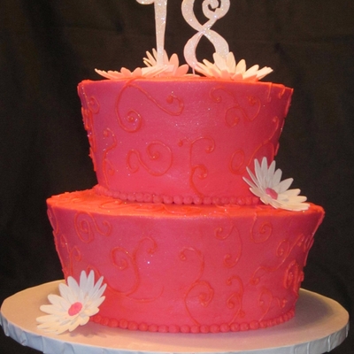 Hot Pink Swirls Hot Pink Swirls