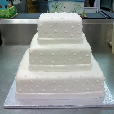 White Fondant Square White Fondant Square