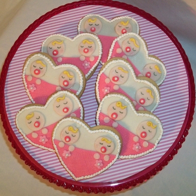Twin Girl Cookies Twin Girl Cookies