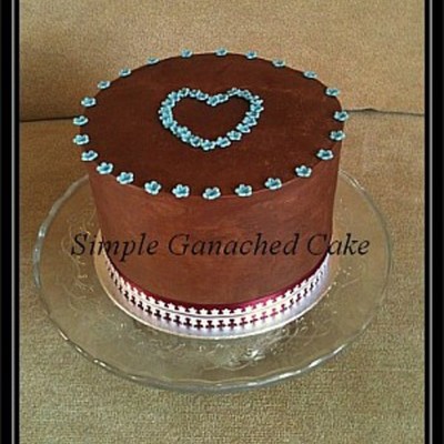 Simple Ganached Cake Simple Ganached Cake