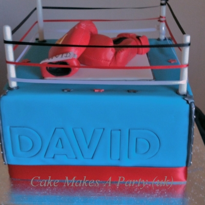 Boxing Ring Cake Boxing Ring Cake