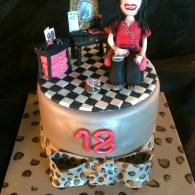 Hairdressing Topper And Cake Hairdressing Topper And Cake