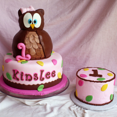 Look Whoos Turning 1 Owl Cake & Smash Cake Look Whoos Turning 1 Owl Cake & Smash Cake