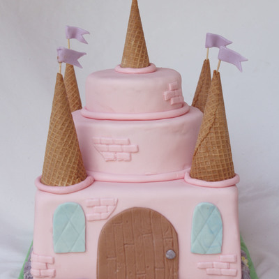 Pink Princess Castle Cake Pink Princess Castle Cake