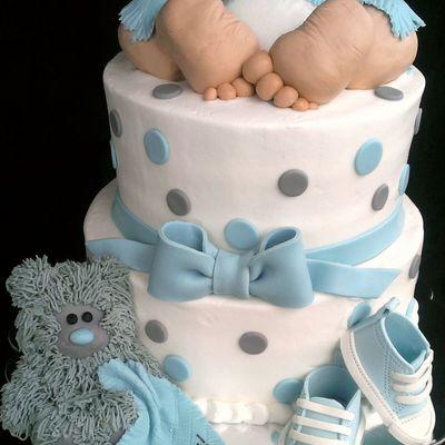 Baby Rump Baby Shower Cakeits A Boy Vanilla Cake With Buttercream Icing Fondant Accents Teddy Bear Baby Feetlegs Are Rice Krispie Baby Rump Baby Shower Cakeits A Boy Vanilla Cake With Buttercream Icing Fondant Accents Teddy Bear Baby Feetlegs Are Rice Krispie