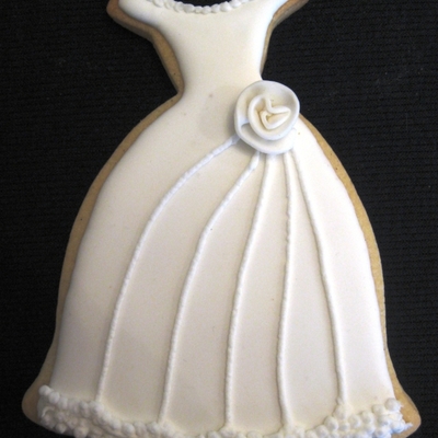 Wedding Dress Cookies Wedding Dress Cookies