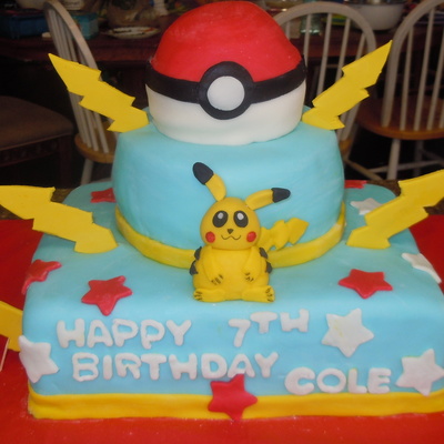 Pokemon Cake With Pikachu Pokemon Cake With Pikachu