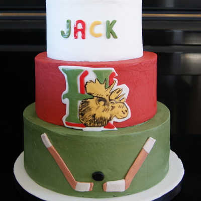 Halifax Mooseheads Hockey Team Cake Halifax Mooseheads Hockey Team Cake