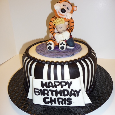 Calvin & Hobbes Birthday Cake Calvin & Hobbes Birthday Cake