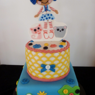 A Lalaloopsie Birthday Cake Donated To The October Childrens Birthday Celebration At A Residential Recovery Center As A Member Of Birthday... A Lalaloopsie Birthday Cake Donated To The October Childrens Birthday Celebration At A Residential Recovery Center As A Member Of Birthday...
