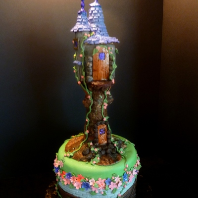 Tangled Birthday Cake Tangled Birthday Cake