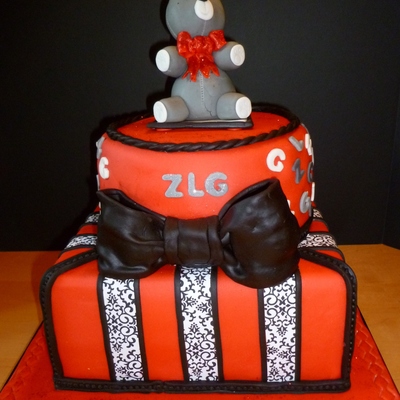 Baby Bear Shower Cake Baby Bear Shower Cake
