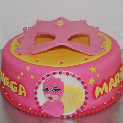 Mega Mindy Theme Birthday Cake Mega Mindy Theme Birthday Cake