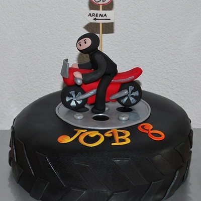 Motorcycle Ajax Cake Motorcycle Ajax Cake