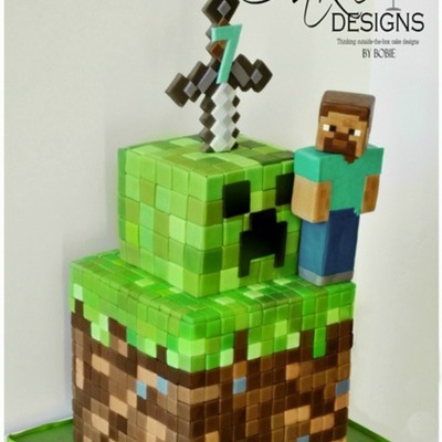 The Minecraft Cake The Minecraft Cake