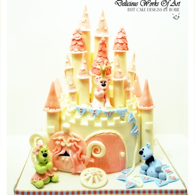 Whimsical Castle Cake