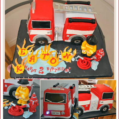 Firetruck Birthday Cake Firetruck Birthday Cake