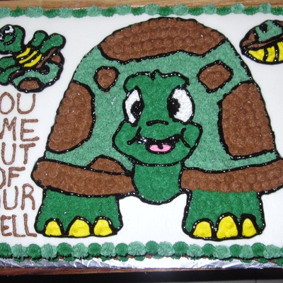 Turtle Sheet Cake Turtle Sheet Cake