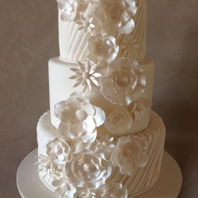 Pleated Fantasy Wedding Cake Pleated Fantasy Wedding Cake