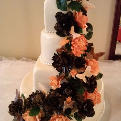 Tiered Flower Cascade