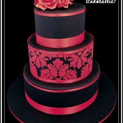 I Love That The Bride And Groom Were Willing To Take A Chance And Use Colour For Their Wedding Cake It Was Three Tiers Of Dark Chocolate M... I Love That The Bride And Groom Were Willing To Take A Chance And Use Colour For Their Wedding Cake It Was Three Tiers Of Dark Chocolate M...
