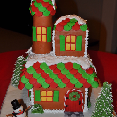 Gingerbread House Cake Gingerbread House Cake