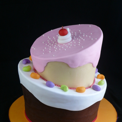 Topsy Turvy Madhatter Candy Cake Topsy Turvy Madhatter Candy Cake