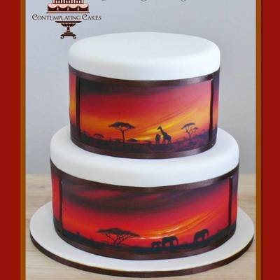 A Big Thank You To The Talented Contemporary Artist Shirley Shelton For Giving Me Permission To Apply Her Gorgeous African Sunset Art To... A Big Thank You To The Talented Contemporary Artist Shirley Shelton For Giving Me Permission To Apply Her Gorgeous African Sunset Art To...