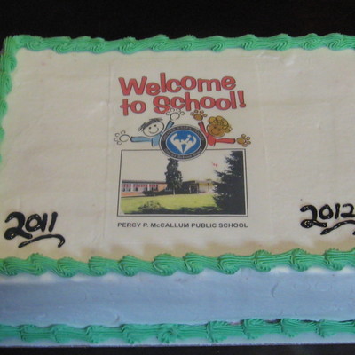 Donated Cake For My Daughter's Open House At Her School. Donated Cake For My Daughter's Open House At Her School.