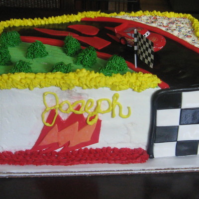 Lightening Mcqueen Cake Lightening Mcqueen Cake