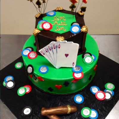 1 Of 3 Different Poker Cakes 1 Of 3 Different Poker Cakes