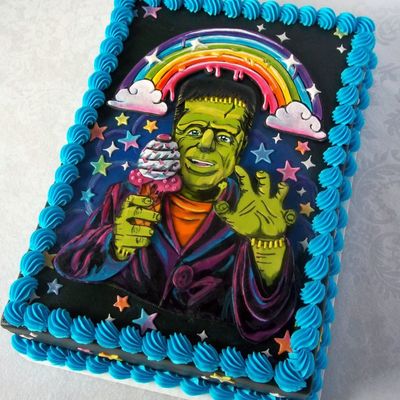 My 2013 Threadcakes Contest Submission In The 2D Category Based Off Design Called Lisa Frank Enstein My 2013 Threadcakes Contest Submission In The 2D Category Based Off Design Called Lisa Frank Enstein