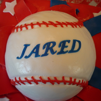 All American Baseball Cake All American Baseball Cake