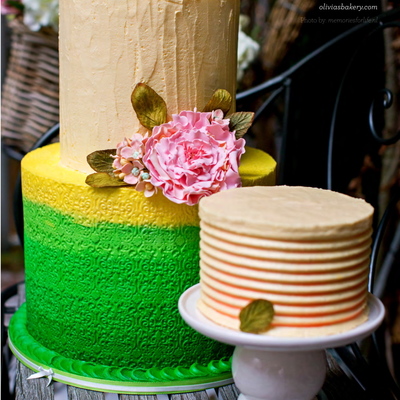 Green "secret Garden" Wedding Cake Green "secret Garden" Wedding Cake