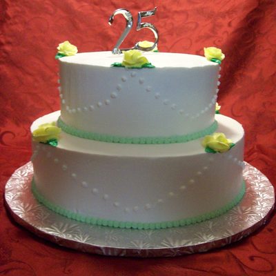 25Th Anniversary Cake 25Th Anniversary Cake