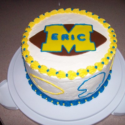 U Of M Football Cake U Of M Football Cake
