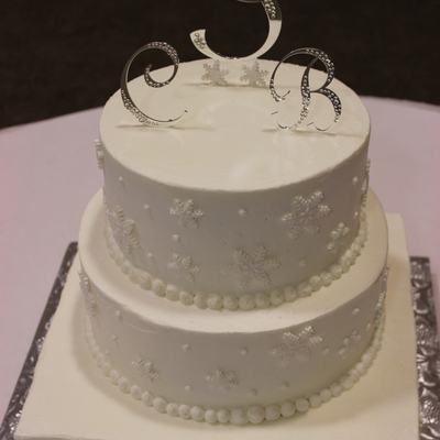 Snowflake Wedding Cake Snowflake Wedding Cake