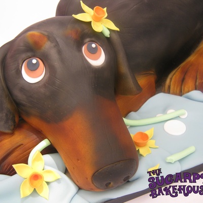 Doberman Wedding Cake Doberman Wedding Cake
