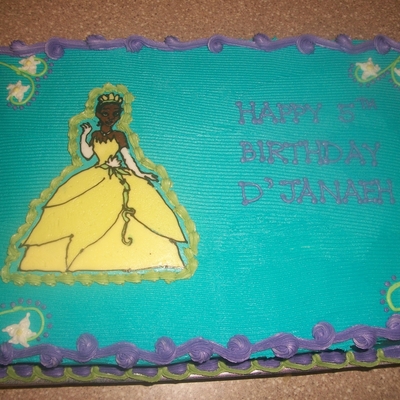 Princess & The Frog Birthday Cake Princess & The Frog Birthday Cake