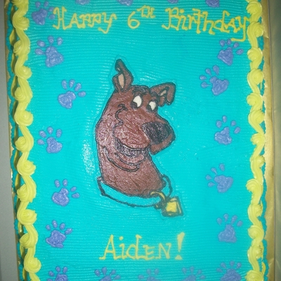 Scooby Doo Sheet Cake Scooby Doo Sheet Cake