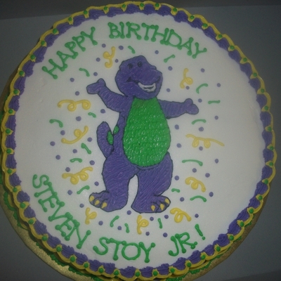 Barney Birthday Cake Barney Birthday Cake