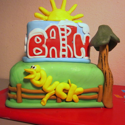 Word World Cake Word World Cake