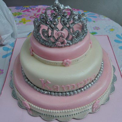 Pink Princess Tiara Cake Pink Princess Tiara Cake