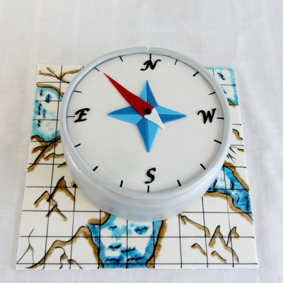 Hand Painted Cake Board Hand Painted Cake Board