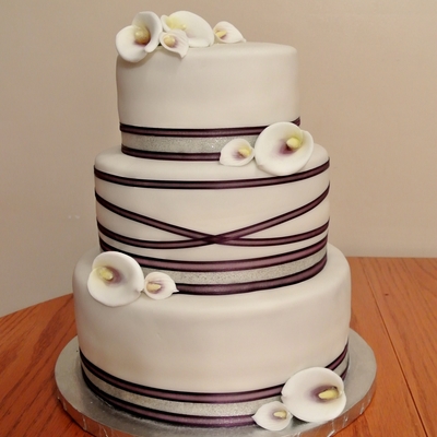 Calla Lily Wedding Cake Calla Lily Wedding Cake