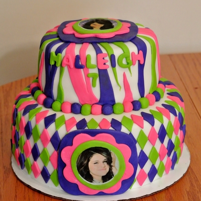 Neon Birthday Cake Neon Birthday Cake